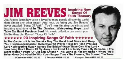 Reeves, Jim / Songs of Faith | Magazine Ad | 1989