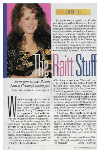 Raitt, Bonnie / The Raitt Stuff / 1995