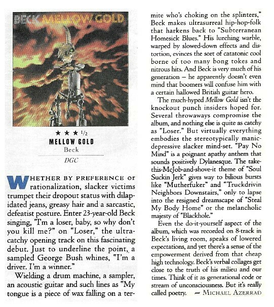 Beck / Mellow Gold / 1994