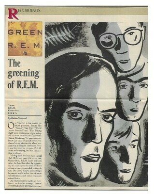 R.E.M. / Green (The Greening of R.E.M.) | Magazine Review | January 1989