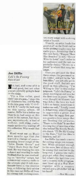Diffie, Joe / Life's So Funny / 1996