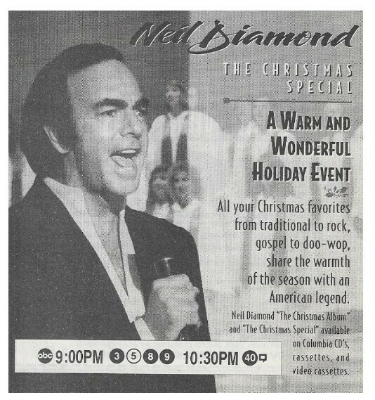 Diamond, Neil / The Christmas Special | Magazine Ad | December 1993