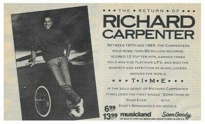 Carpenter, Richard / Time | Magazine Ad | 1987