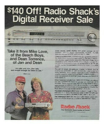 Radio Shack / Mike Love-Dean Torrence-Digital Receiver / 1983