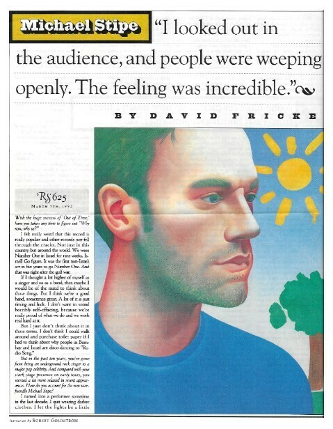 R.E.M. / Michael Stipe-Interview / 1992