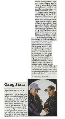 Gang Starr / Rap with a Melodic Twist | Magazine Article | March 1991