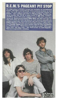 R.E.M. / R.E.M.'s Pageant Pit Stop / 1986