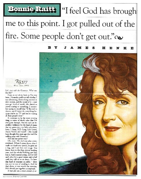 Raitt, Bonnie / Bonnie Raitt Interview / 1990