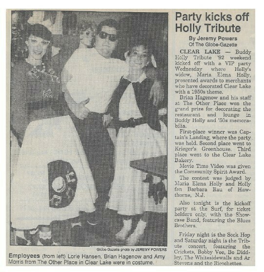 Holly, Buddy / Party Kicks Off Holly Tribute | February 1992