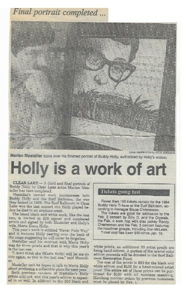Holly, Buddy / Holly Is a Work of Art (1994)