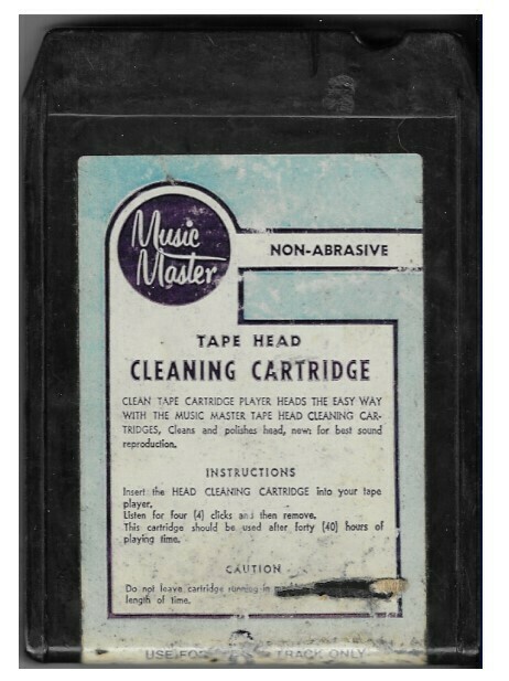 Music Master / Tape Head Cleaning Cartridge | 8-Track Head Cleaner