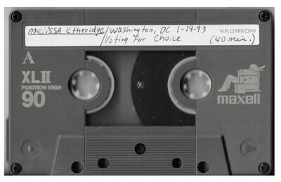 Etheridge, Melissa / Washington, DC (Voters for Choice) - January 19, 1993 | with Bonus