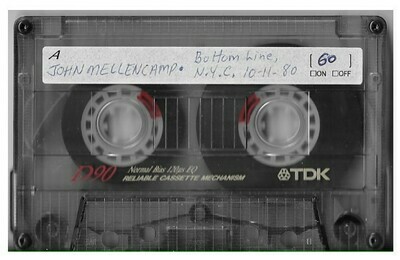 Mellencamp, John / New York, NY (Bottom Line) - October 10, 1980