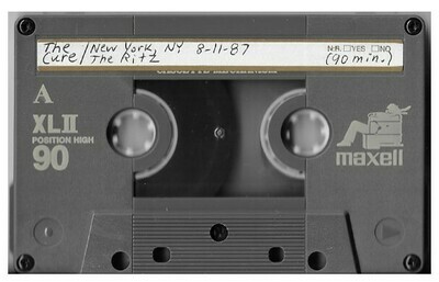 Cure, The / New York, NY (The Ritz) - August 11, 1987