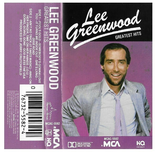 Greenwood, Lee / Greatest Hits | MCA MCAC-5582 | September 1985