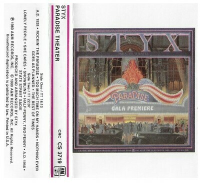 Styx / Paradise Theater | A+M CS-3719 | January 1981