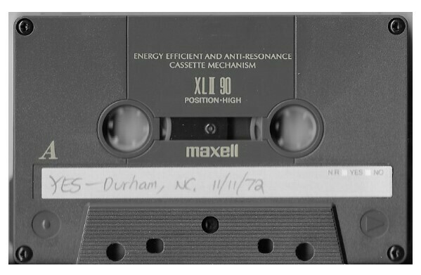 Yes / Durham, NC (Cameron Indoor Stadium) - November 11, 1972 | with Tom Petty Bonus