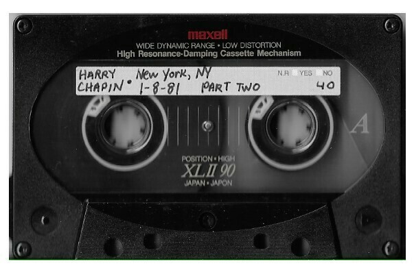 Chapin, Harry / New York, NY (The Bottom Line) - January 8, 1981 | Part 2 | with Pat Benatar Bonus
