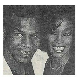 Houston, Whitney / With Mike Tyson in Las Vegas, NV | Magazine Photo | August 1987