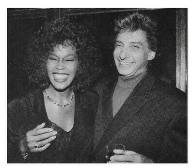 Houston, Whitney / With Barry Manilow | Magazine Photo | March 1990