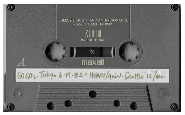 Go-Go&#39;s, The / Tokyo, Japan (Nakano Sun Plaza) - June 19, 1982 | Live Cassette | with Heart Bonus