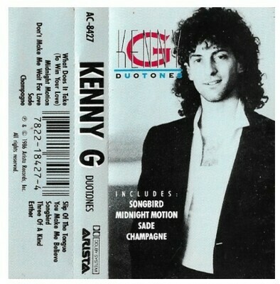 Kenny G / Duotones | Arista AC-8427 | Cassette Insert | September 1986
