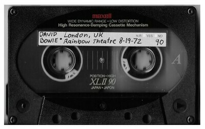 Bowie, David / London, UK (Rainbow Theatre) - August 19, 1972