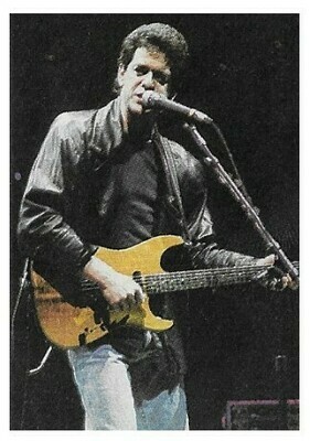 Reed, Lou / On Stage-Black Jacket-Blue Jeans | Magazine Photo | 1987