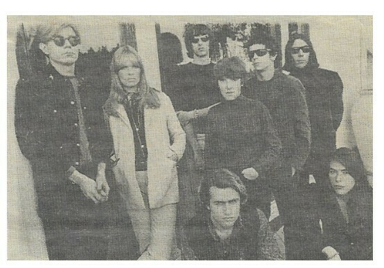 Velvet Underground, The / Group Photo with Andy Warhol | Magazine Photo | 1966