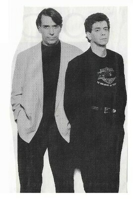 Reed, Lou / With John Cale-Standing-Hands in Pockets | Magazine Photo | 1990