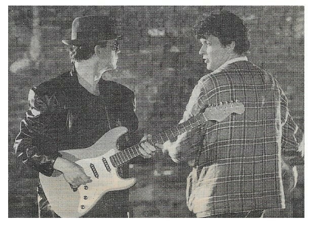 Reed, Lou / On Stage with Robbie Robertson | Magazine Photo | 1986