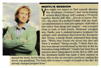 Streep, Meryl / Meryl's Mission / 1997
