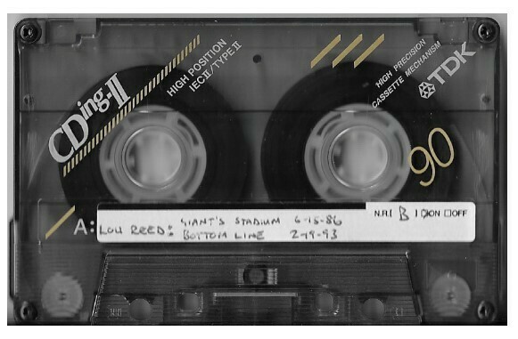 Reed, Lou / East Rutherford, NJ (Giants Stadium) - June 15, 1986 | with Bonus