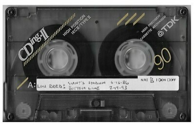 Reed, Lou / East Rutherford, NJ (Giants Stadium) - June 15, 1986 | with Bonus