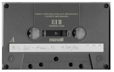 Idol, Billy / Miami, FL (Miami Arena) - September 29, 1990 | with Indigo Girls Bonus