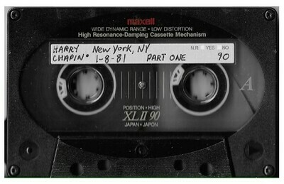 Chapin, Harry / New York, NY (Bottom Line) - January 8, 1981 | Part 1