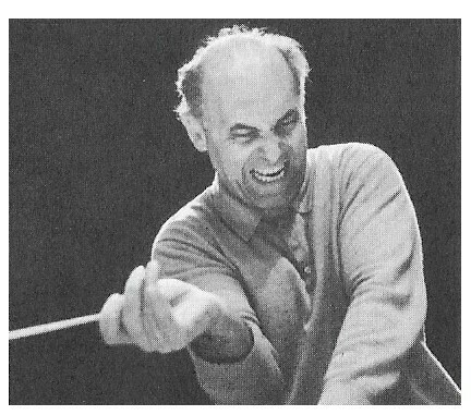 Solti, Georg / On Stage-Great Action Shot | Magazine Photo