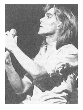 Cheap Trick / Robin Zander On Stage-Profile-Looking Up | Magazine Photo