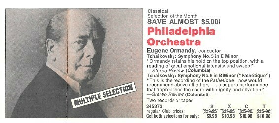 Ormandy, Eugene / Tchaikovsky: Symphony No. 5 in E Minor | October 1975