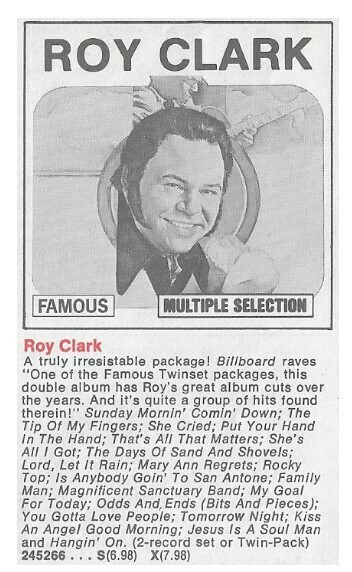 Clark, Roy / Roy Clark | October 1975