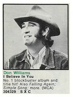 Williams, Don / I Believe In You / 1980