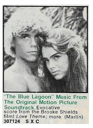 Soundtrack / The Blue Lagoon | Magazine Ad | 1980