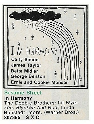 Various Artists / In Harmony | Magazine Ad | 1980