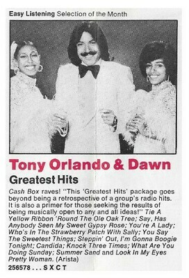 Orlando, Tony (+ Dawn) / Greatest Hits | Magazine Ad | October 1975