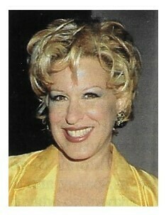 Midler, Bette / Closeup-Smiling-Yellow Top | Magazine Photo | March 1997