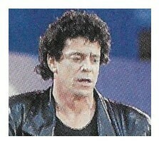 Reed, Lou / On Stage-Black Jacket-Blue Background | Magazine Photo
