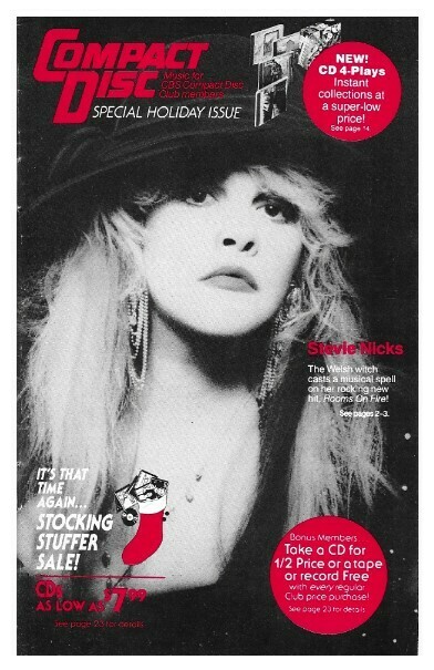 Compact Disc / Stevie Nicks | Holiday 1989