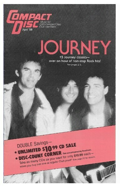 Compact Disc / Journey | April 1989