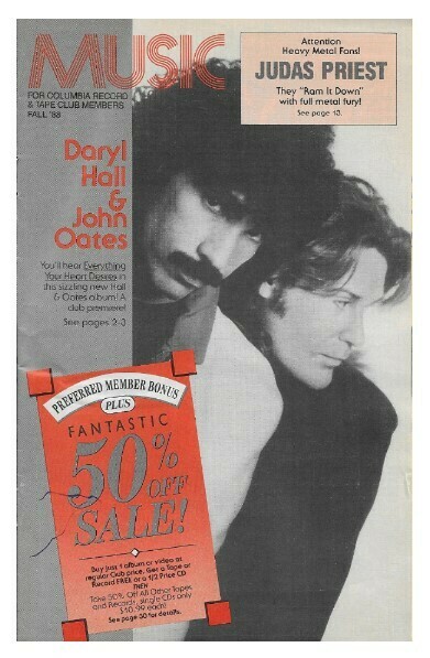 Music / Daryl Hall + John Oates | Fall 1988