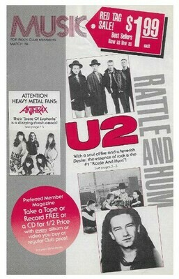 Music / U2 | March 1989
